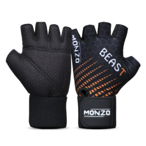 Gym Gloves Beast (Black-Orange)