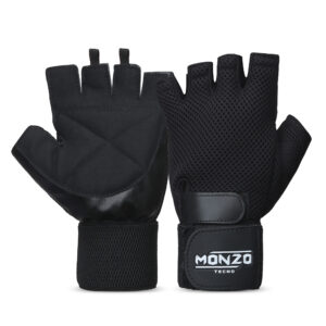 Gym Gloves Tecno Colour Black