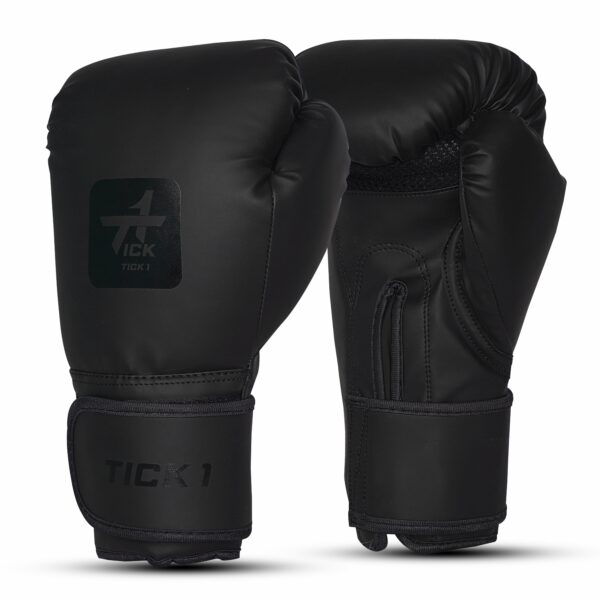 Tick 1 Boxing Gloves Black
