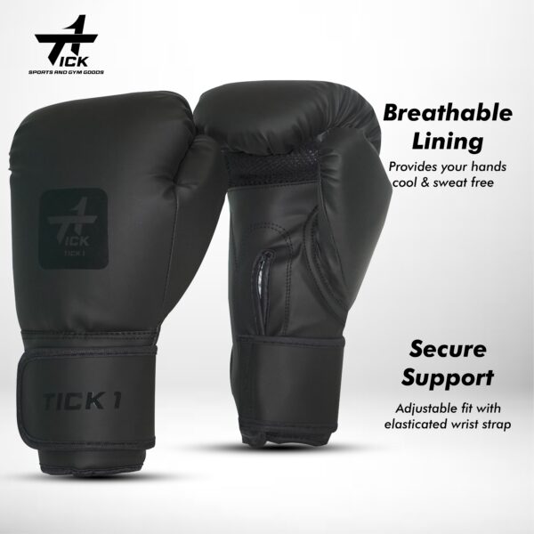 Tick 1 Boxing Gloves Black - Image 5
