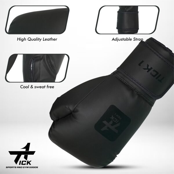 Tick 1 Boxing Gloves Black - Image 6