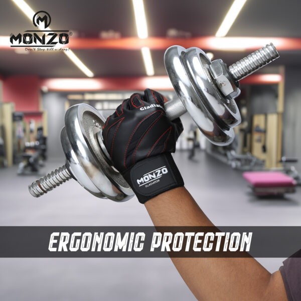 Gladitor Gym gloves Black - Image 4