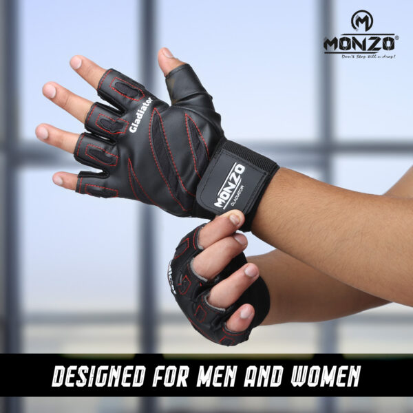 Gladitor Gym gloves Black - Image 2